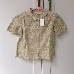 Bonpoint Green Cotton Shirt